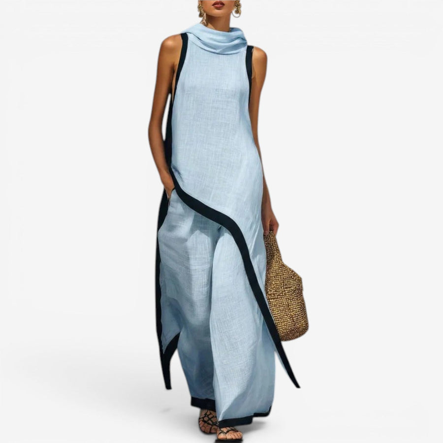 Samantha™ Two-Tone Jumpsuit