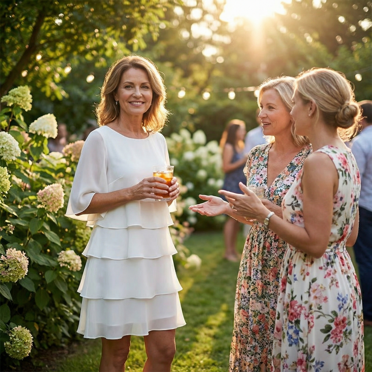 Florelle | Elegant Layered Ruffle Dress