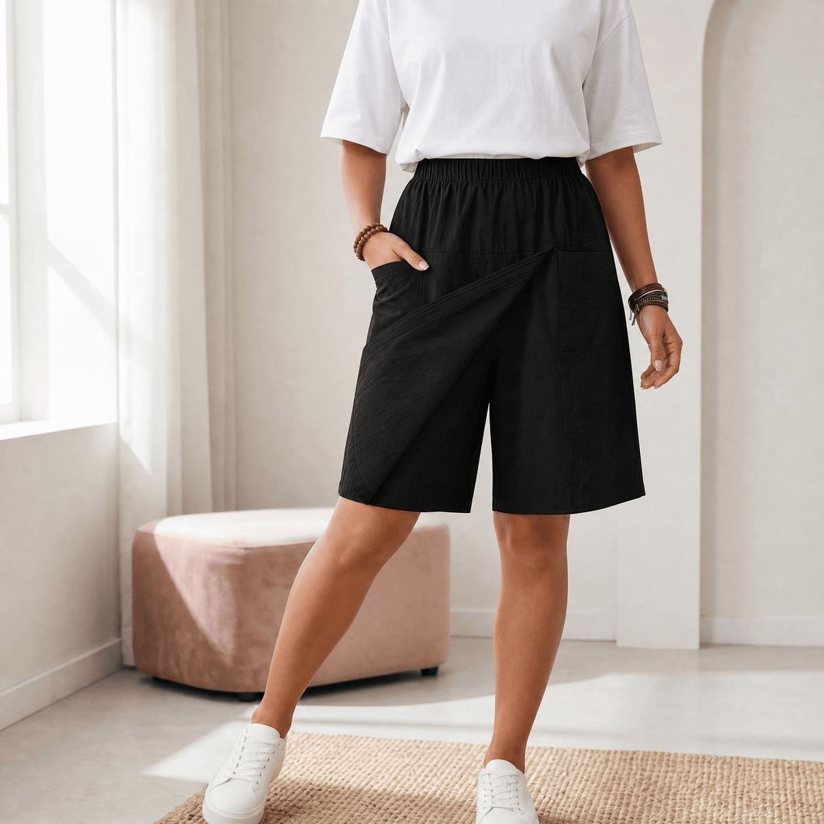 Elliana | Wrap-Front Comfort Skort