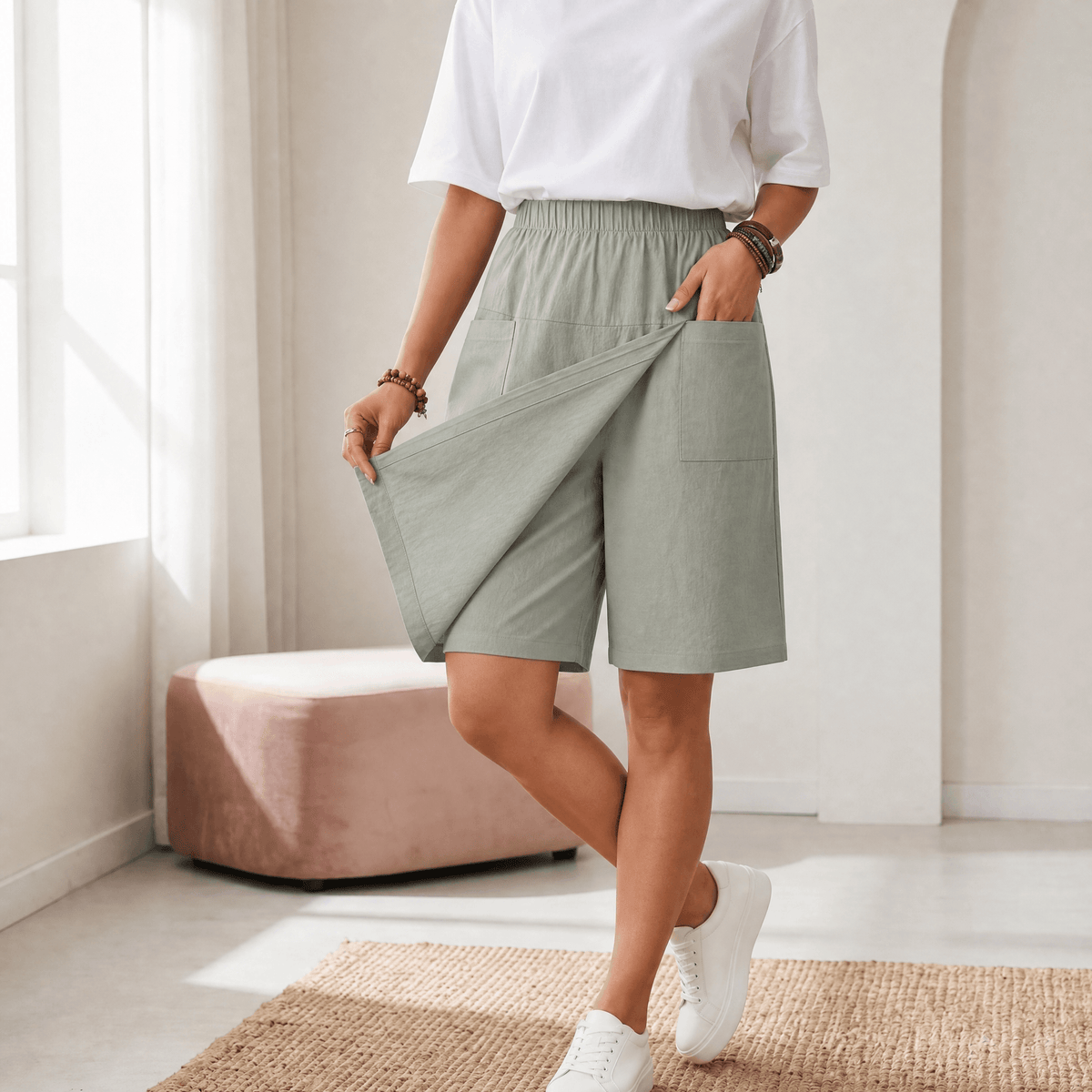 Elliana | Wrap-Front Comfort Skort