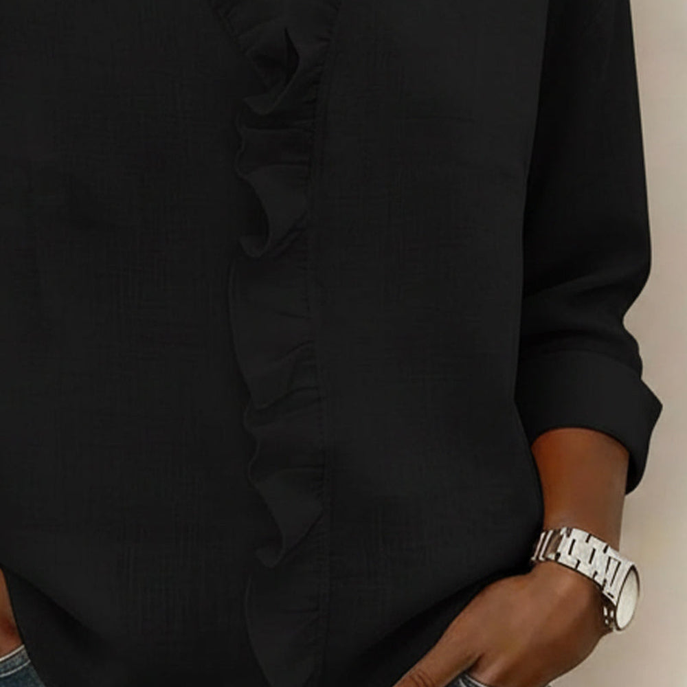 Sophie | Elegant Ruffle V-Neck Blouse